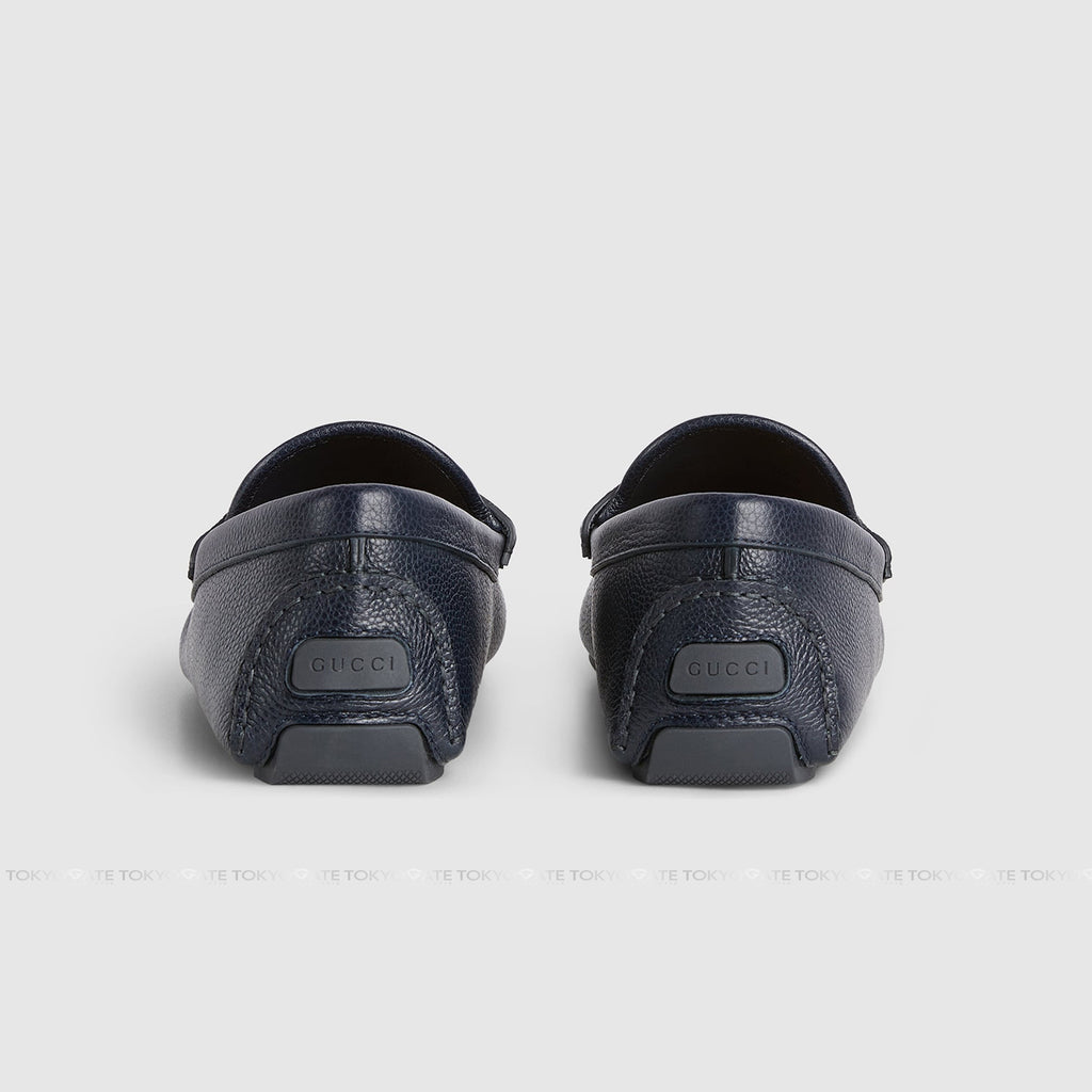 Giày Gucci 820658 AAEFR 4009 Havel Driver Loafer Navy