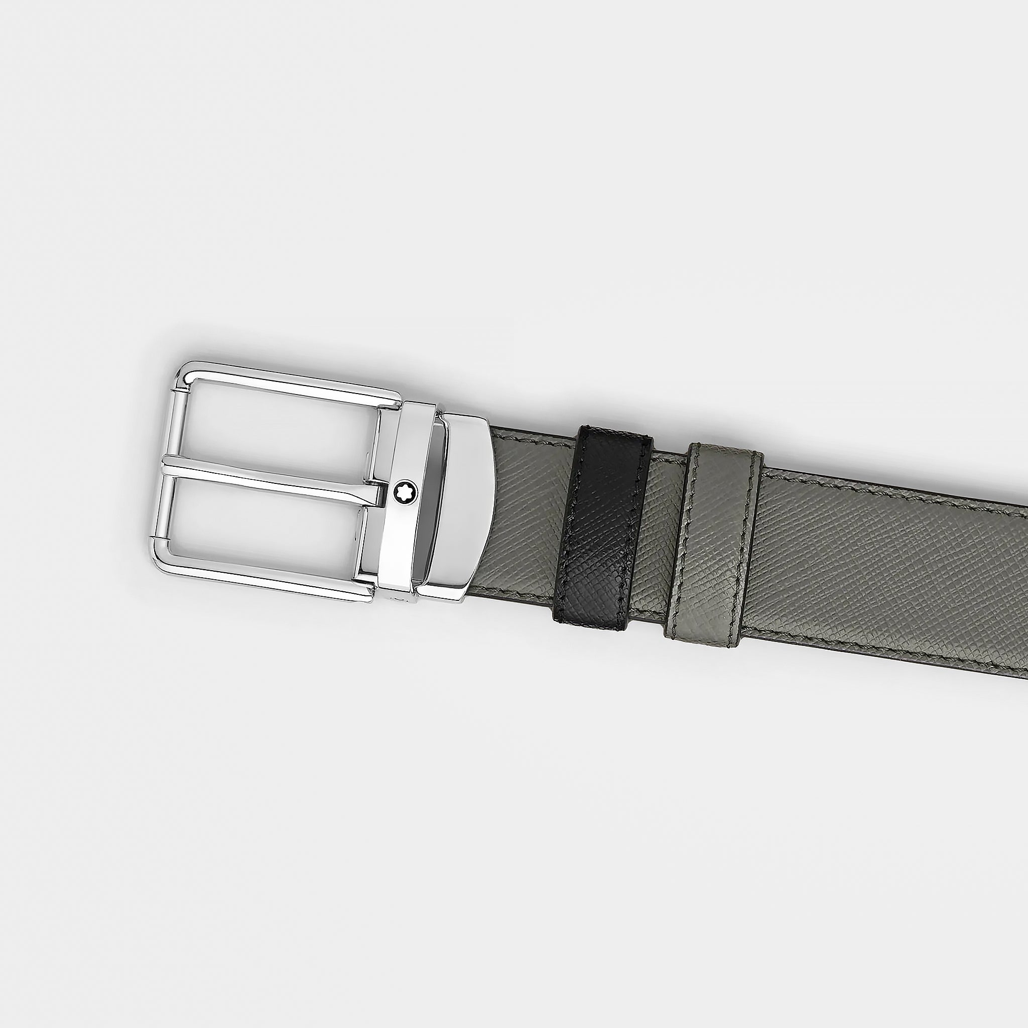 Dây lưng Montblanc MB220026 Green Black Reversible Belt 30mm