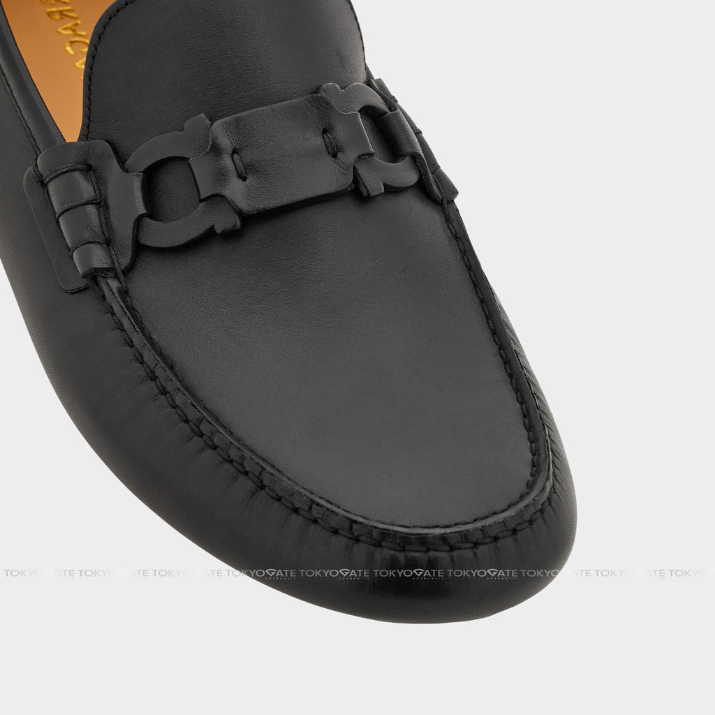 Giày Ferragamo 029928 Gacini Driver Loafer In Black