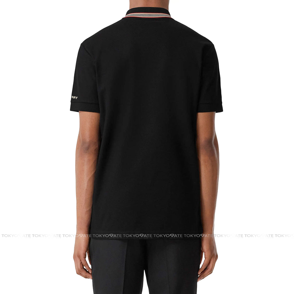 Áo polo Burberry 8111811 Hartford ICS Black Slim Fit