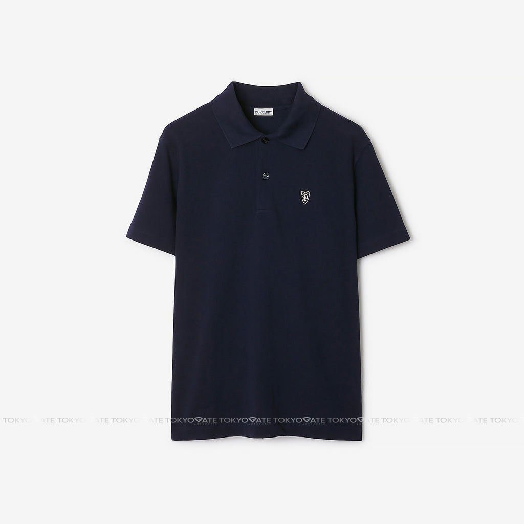 Áo polo Burberry 8099895 SS W24 MW SIC Coal Slim Fit