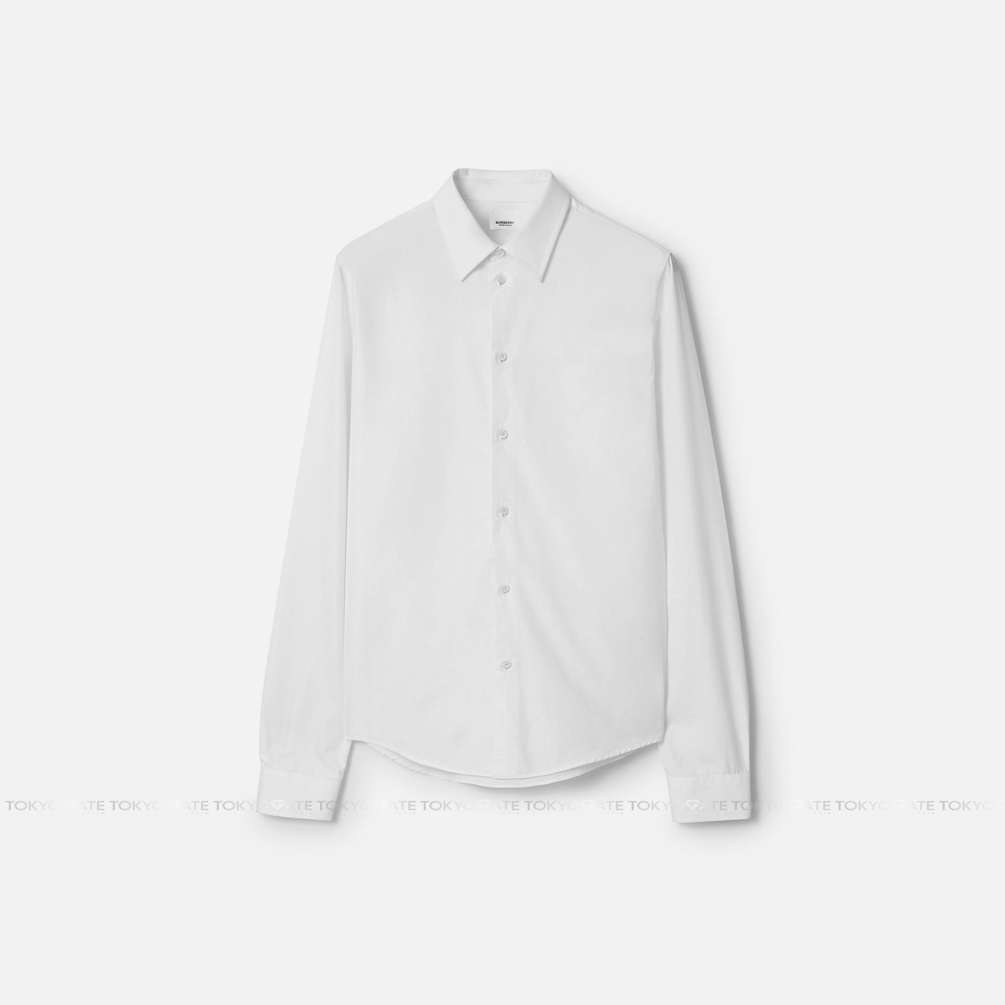 Áo sơ mi Burberry 8091432 Shefford Optic White Slim Fit