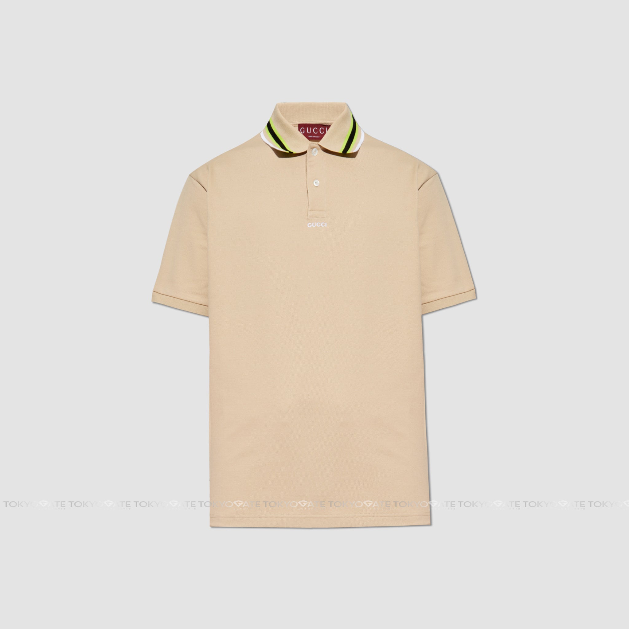 Áo polo Gucci 788024 XJGJY 2219 Beige Regular Fit