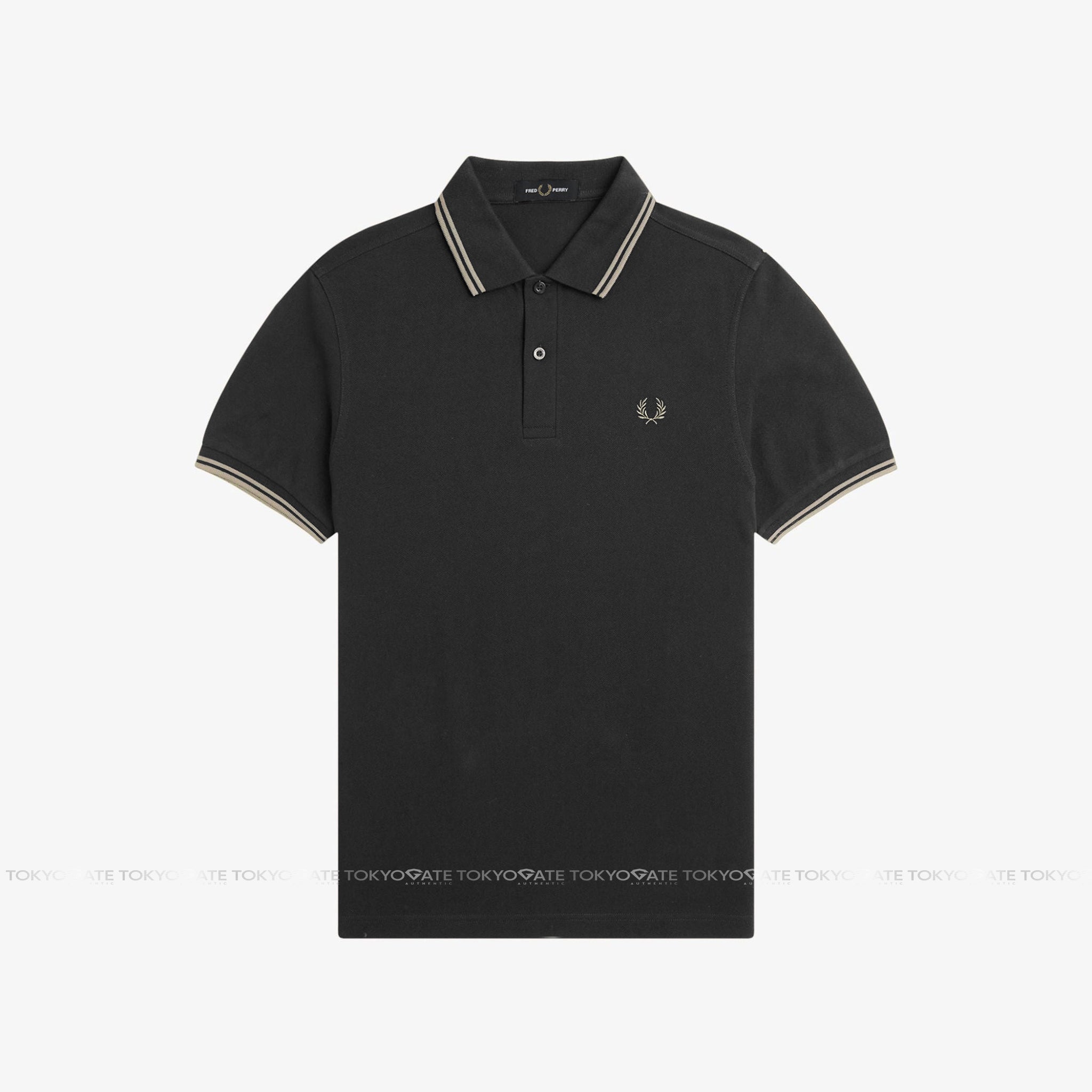 Áo polo Fred Perry M3600 V56 Twin Tipped Polo Shirt In Dark Grey