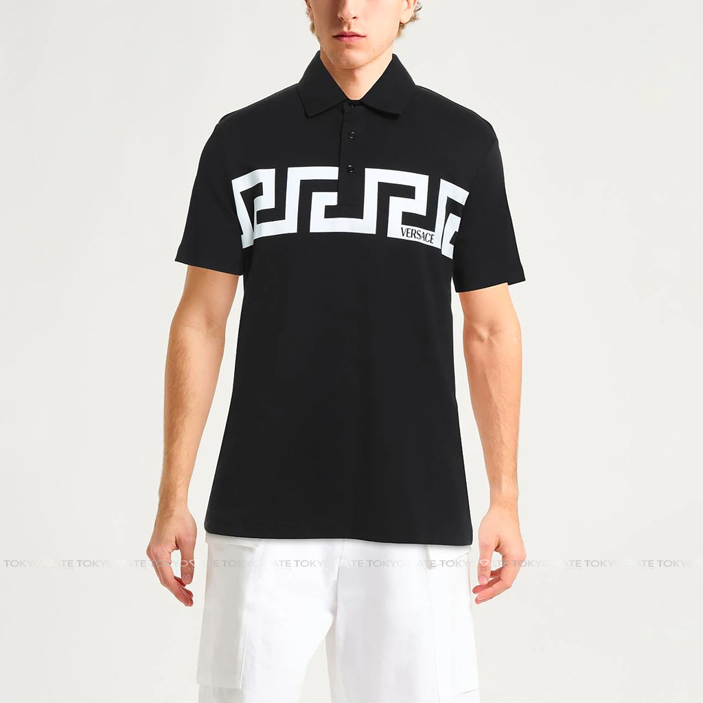 Áo polo Versace 1019259 1A13841 Black Regular Fit