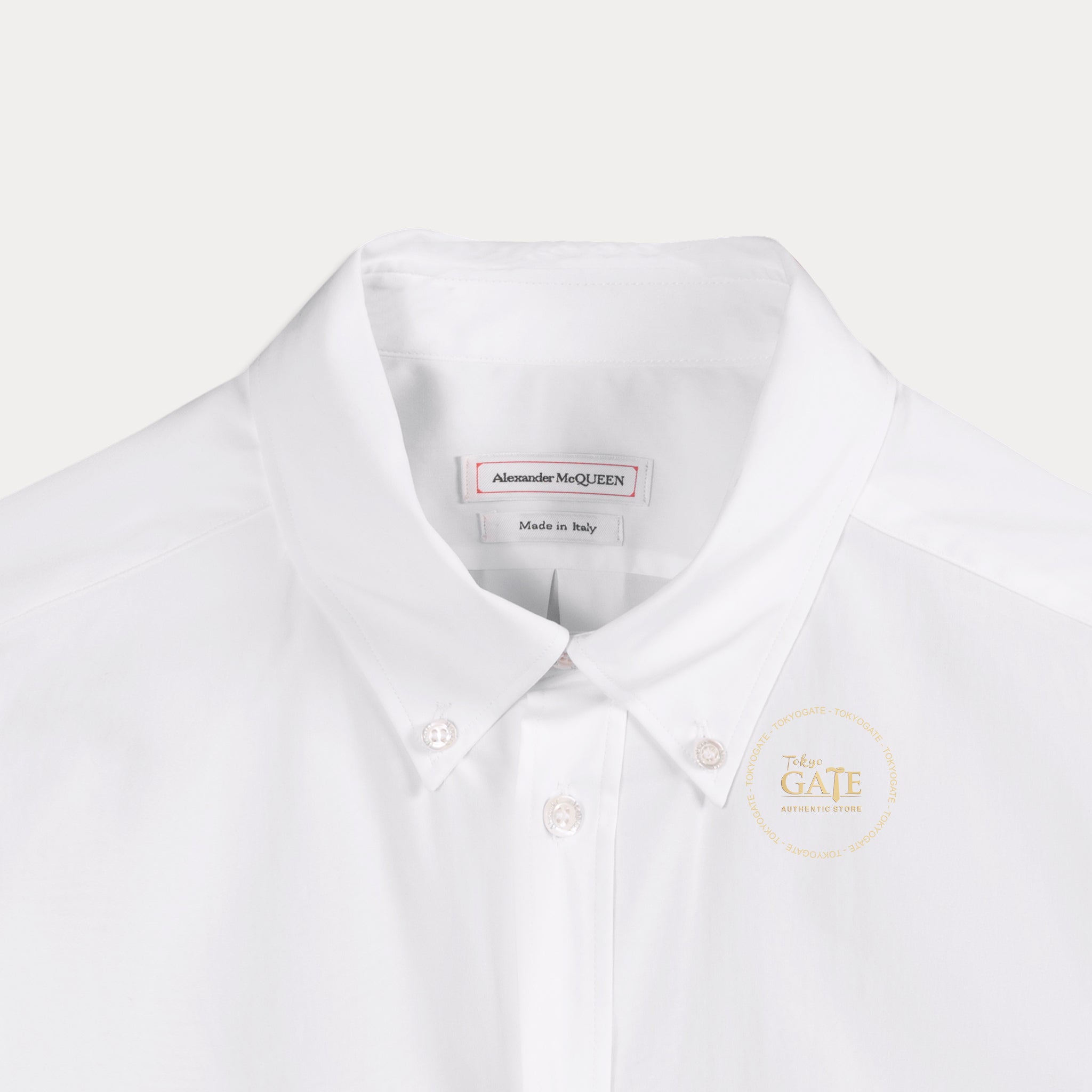 Sơ mi Alexander McQueen 685496 White Slim Fit