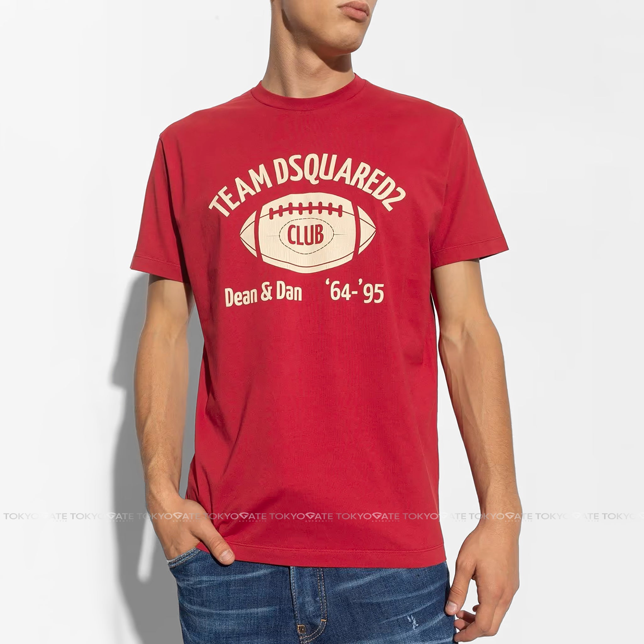 Áo phông Dsquared2 S71GD1503 307W Red Regular fit