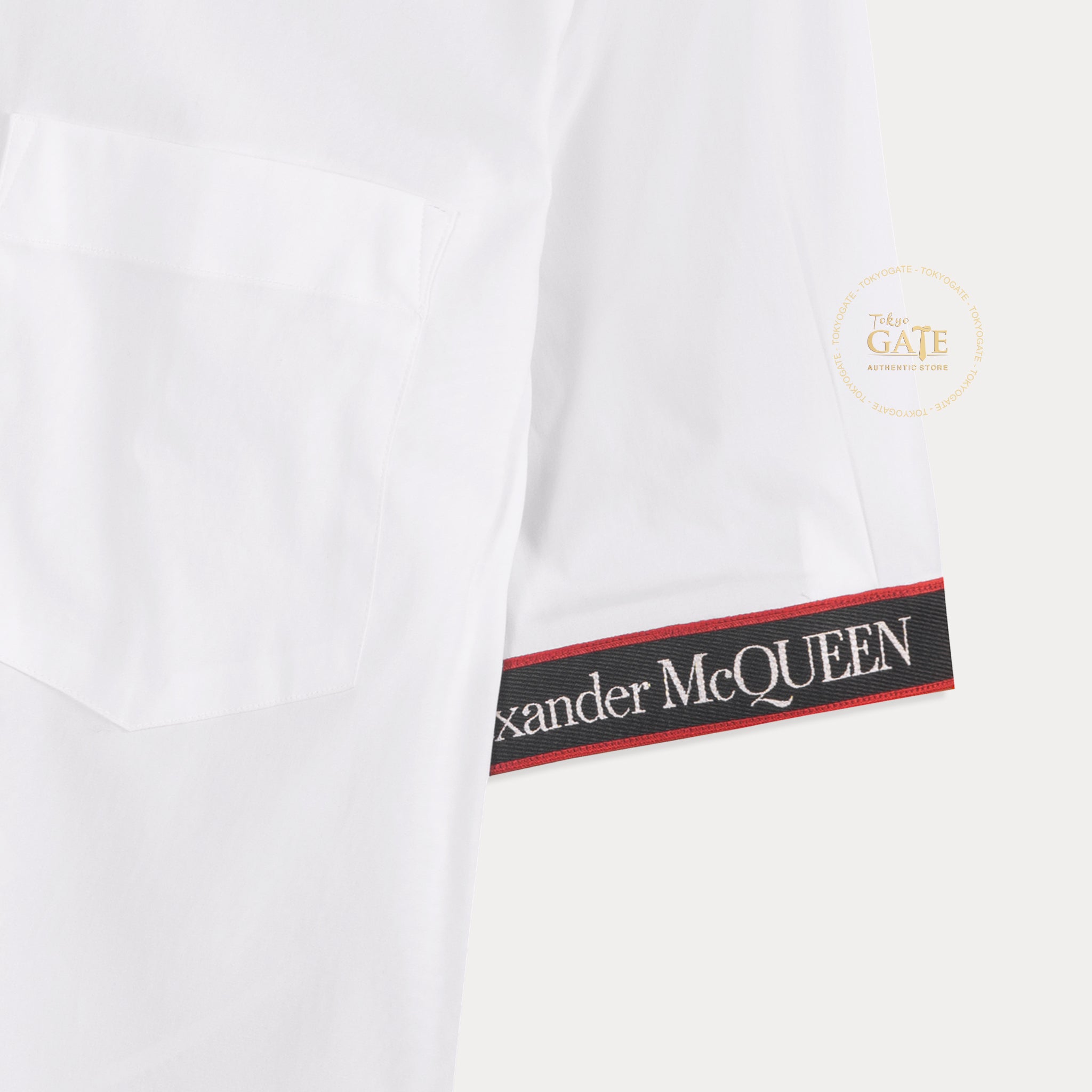 Sơ mi Alexander McQueen 685496 White Slim Fit