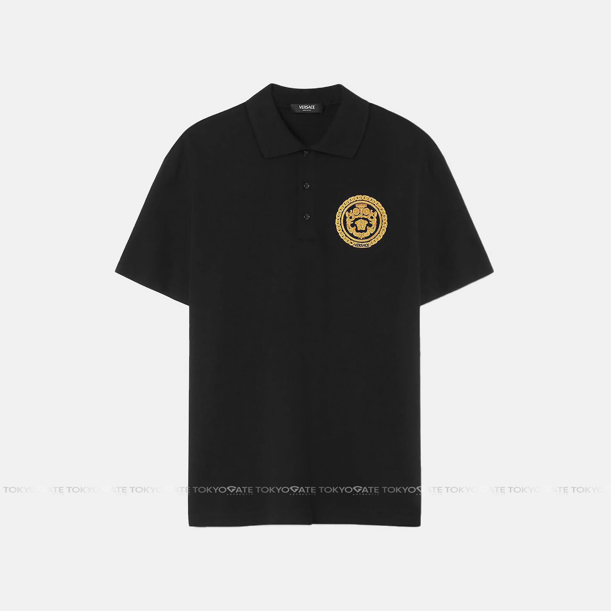 Áo polo Versace 1013906 1A13413 Black Regular Fit