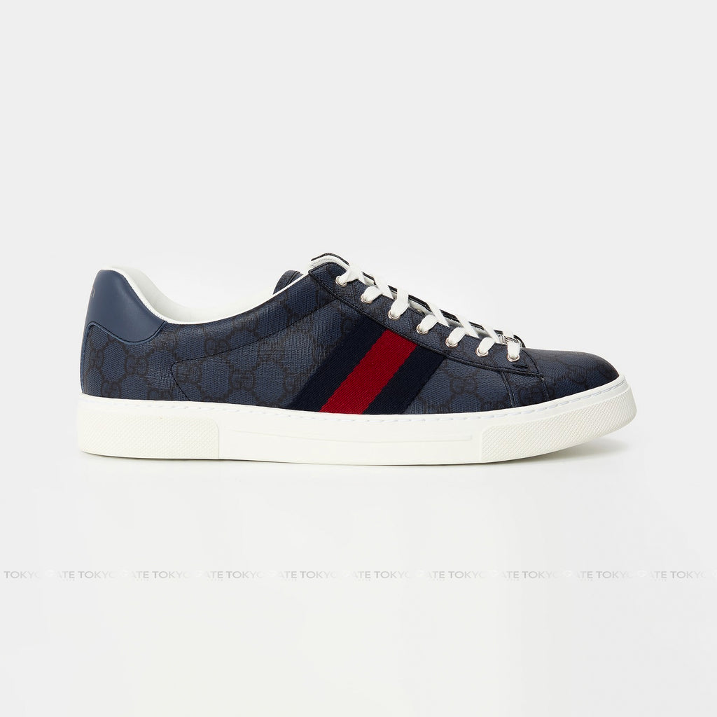 Giày Gucci 760775 JEALM 8741 Ace Sneaker Blue GG Supreme