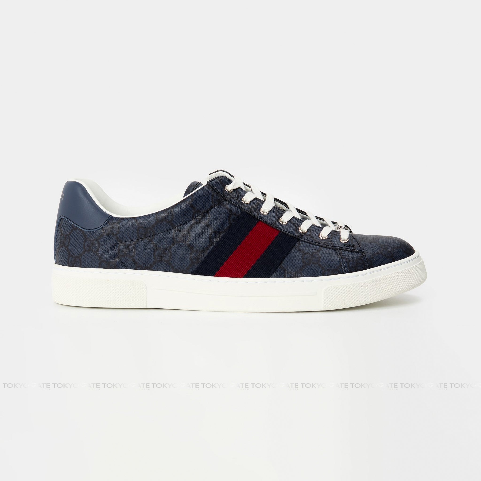 Giày Gucci 760775 JEALM 8741 Ace Sneaker Blue GG Supreme