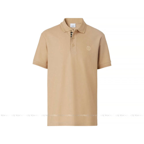 Áo polo Burberry 8057088 Eddie TB Soft Fawn Slim Fit