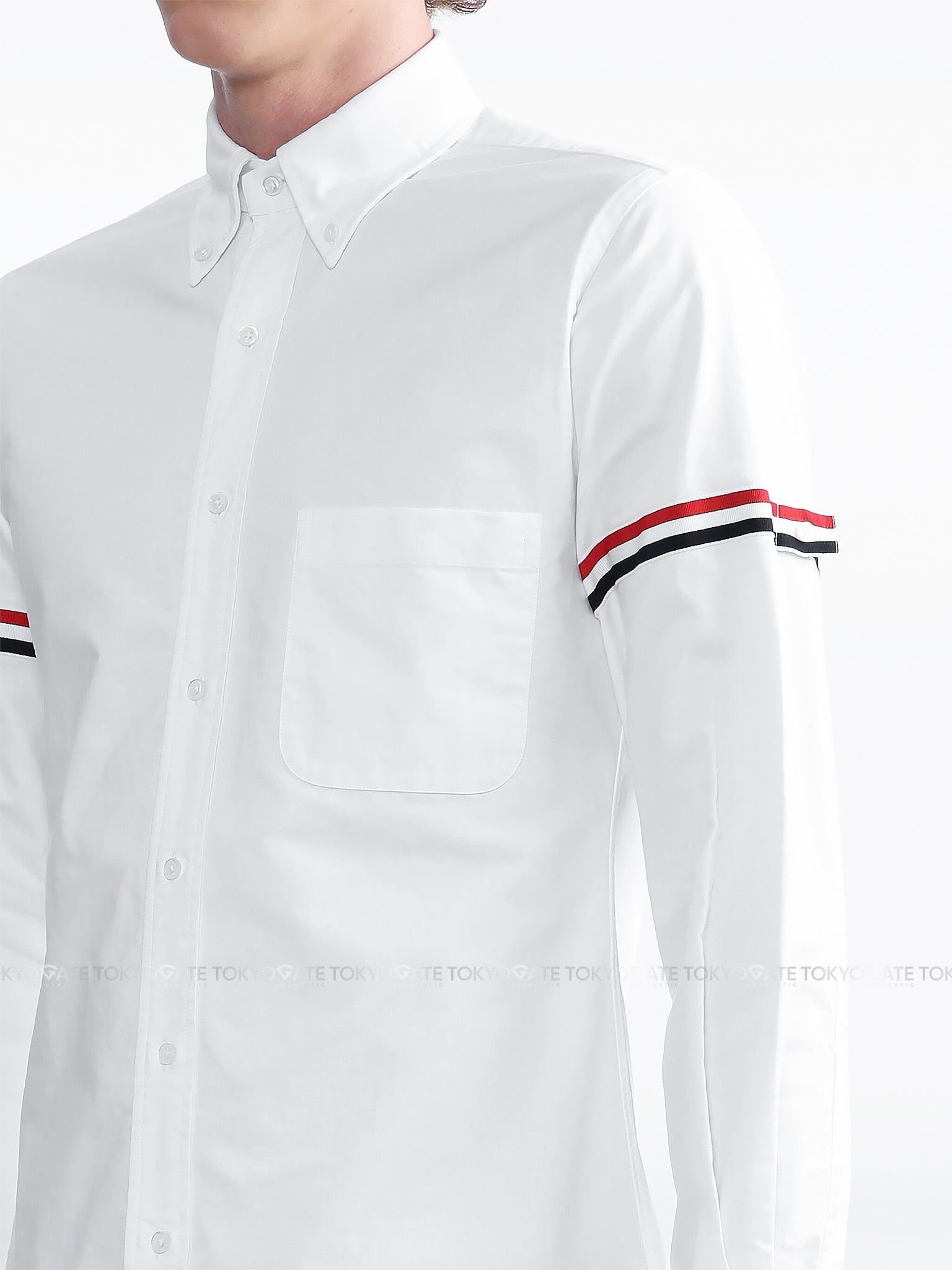 Áo sơ mi Thom Browne MWL150E 06177 White Slim Fit