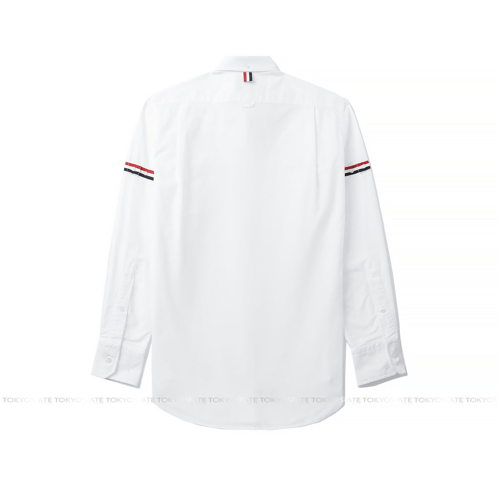 Áo sơ mi Thom Browne MWL150E 06177 White Slim Fit