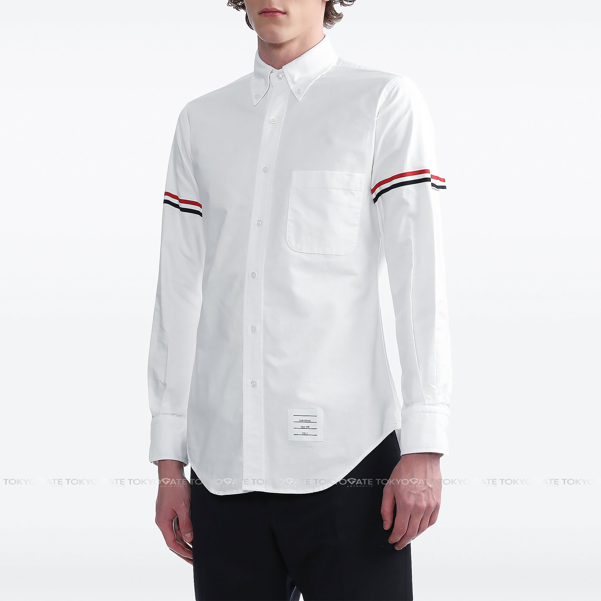 Áo sơ mi Thom Browne MWL150E 06177 White Slim Fit