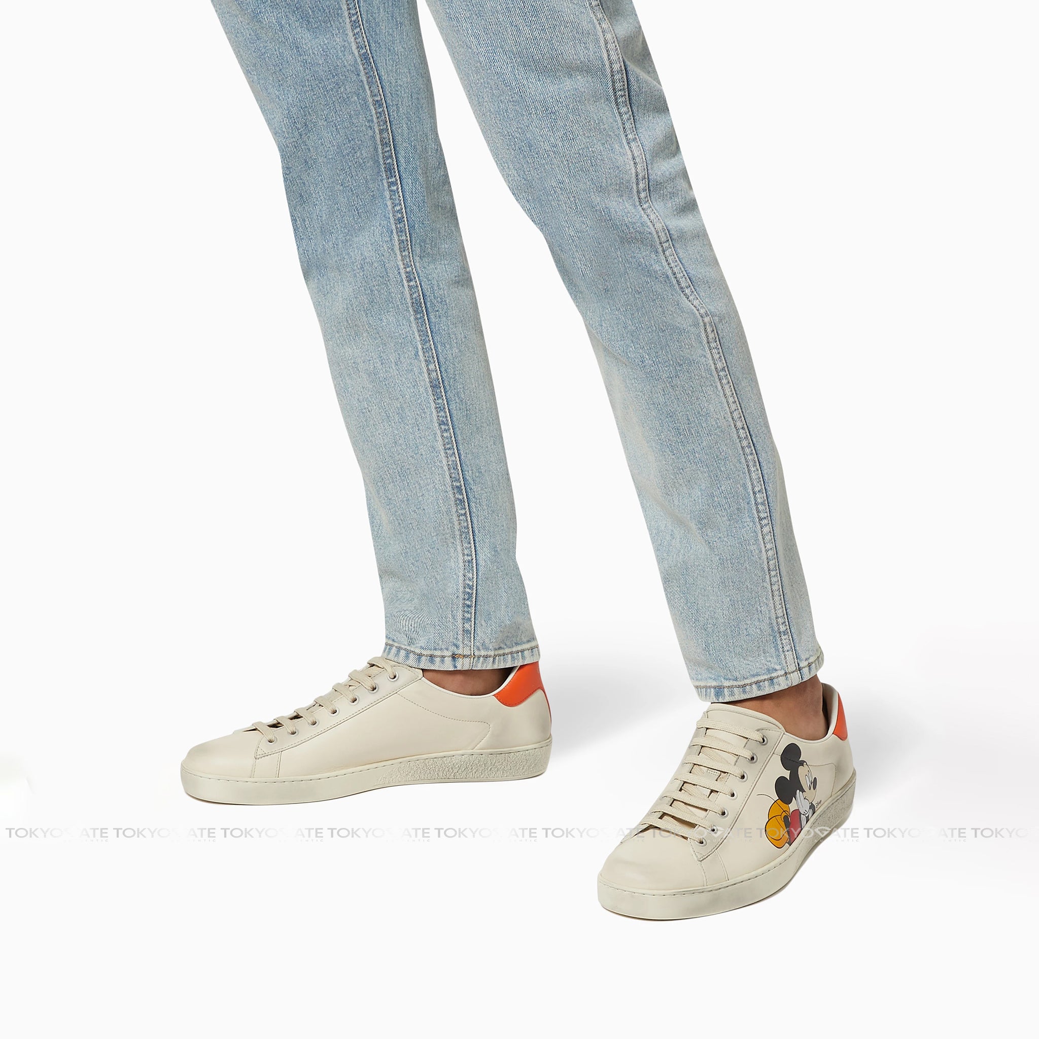 Giày Gucci 603697 AYO70 9591 Mickey Mouse Ivory