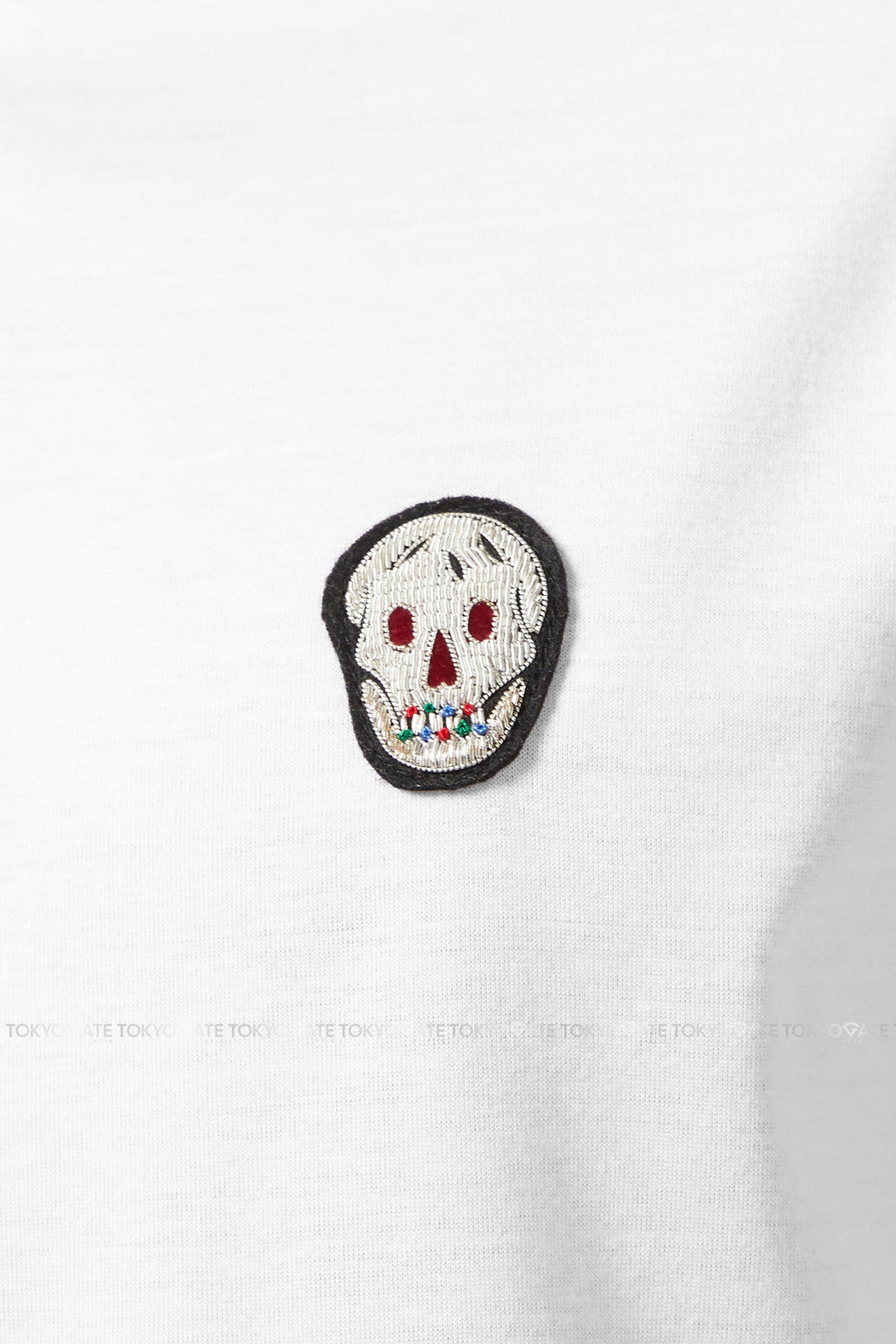 Áo polo Alexander McQueen 622106 QQX33 9000 White Regular Fit