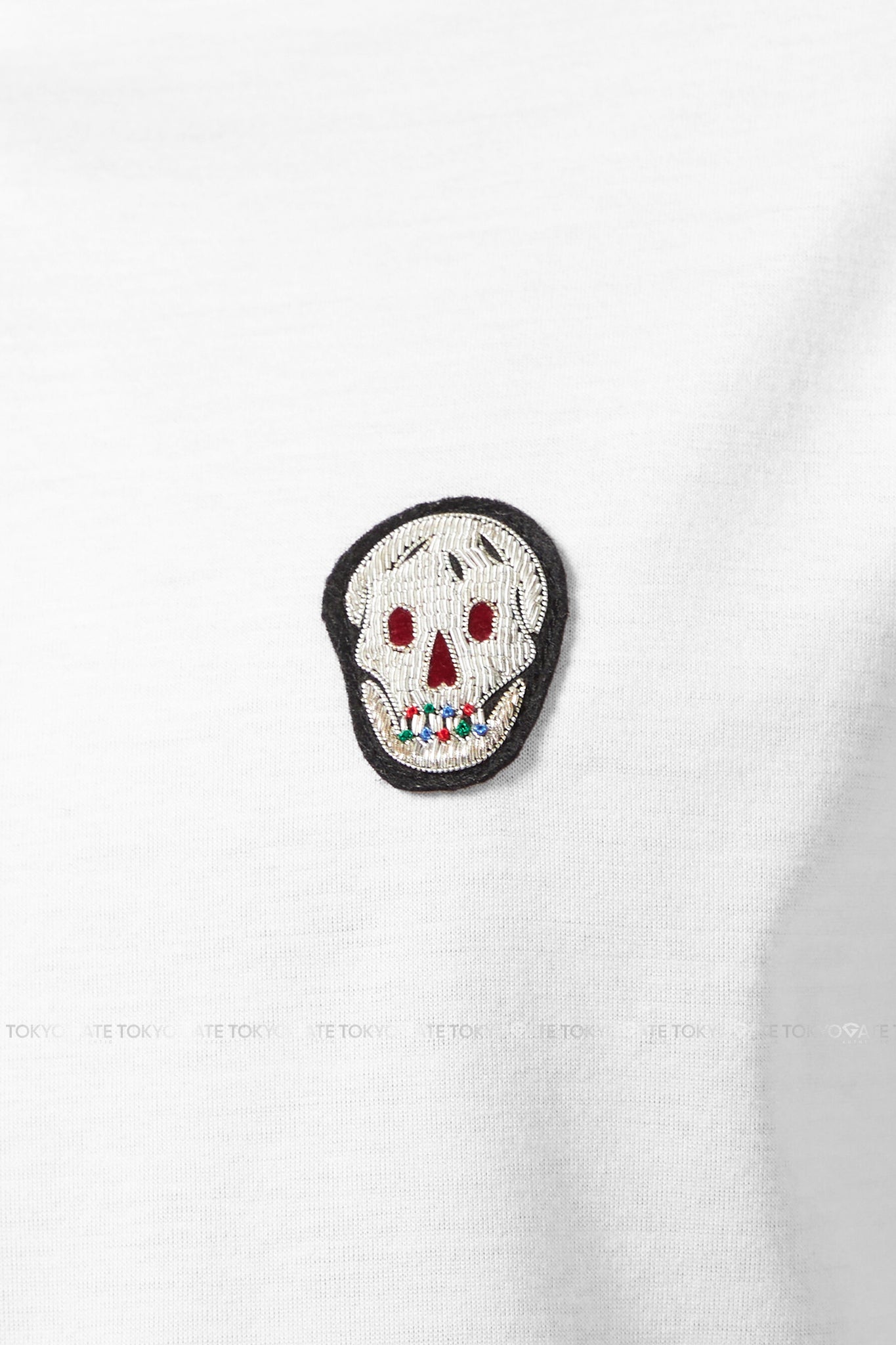 Áo polo Alexander McQueen 622106 QQX33 9000 White Regular Fit