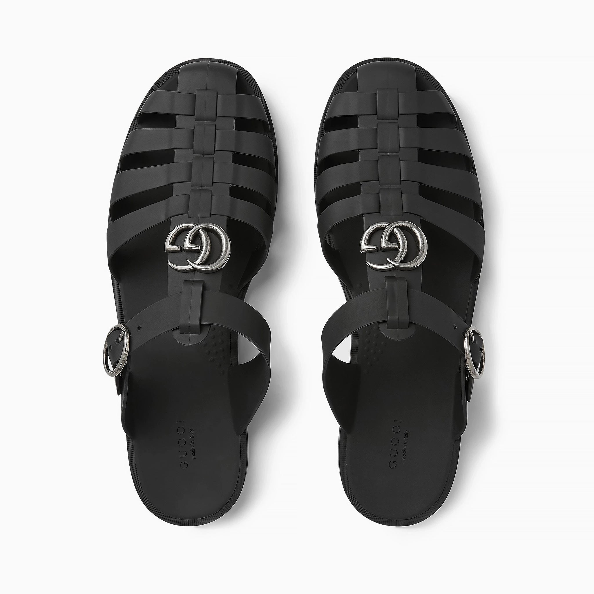 Dép Gucci 812582 J8700 Double G Mule Black