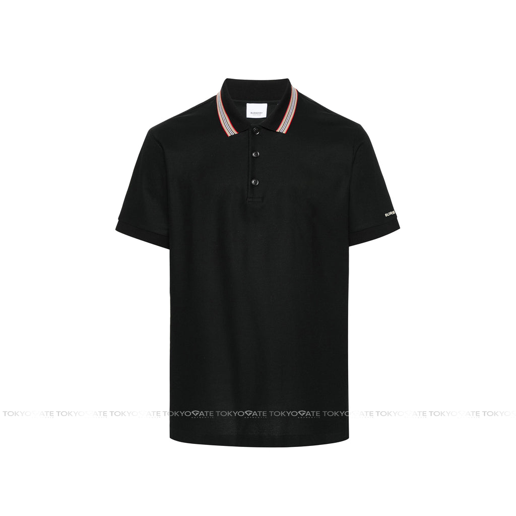Áo polo Burberry 8111811 Hartford ICS Black Slim Fit