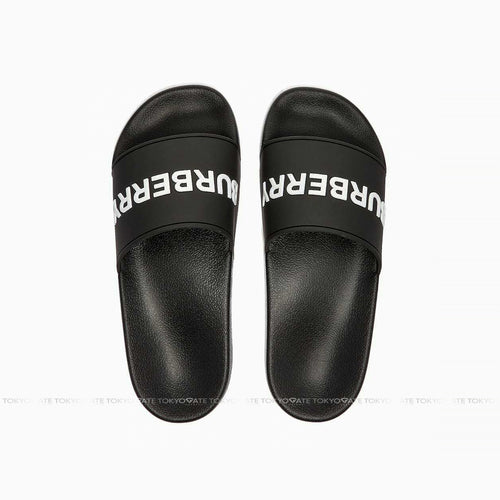 Dép Burberry Furley Logo Slide 8053501 Black