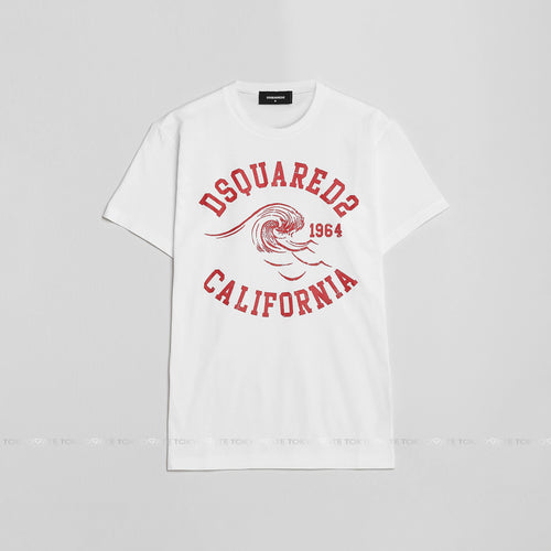 Áo phông Dsquared2 S74GD1087 100 White Regular Fit