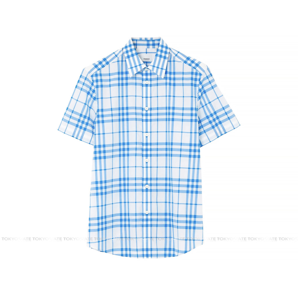 Áo sơ mi Burberry 8084693 Shefford Sky Blue Slim Fit