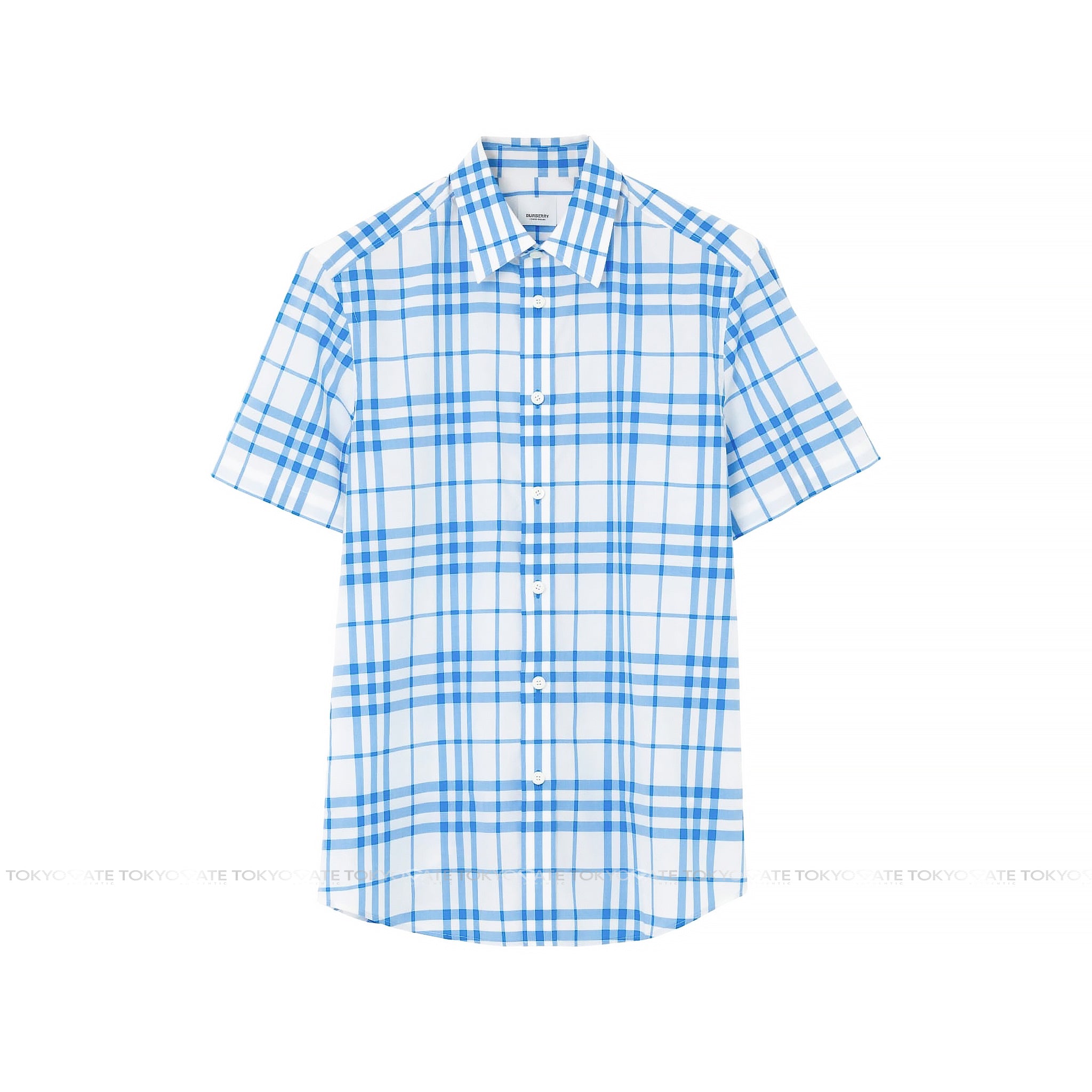 Áo sơ mi Burberry 8084693 Shefford Sky Blue Slim Fit