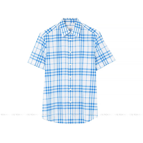 Áo sơ mi Burberry 8084693 Shefford Sky Blue Slim Fit