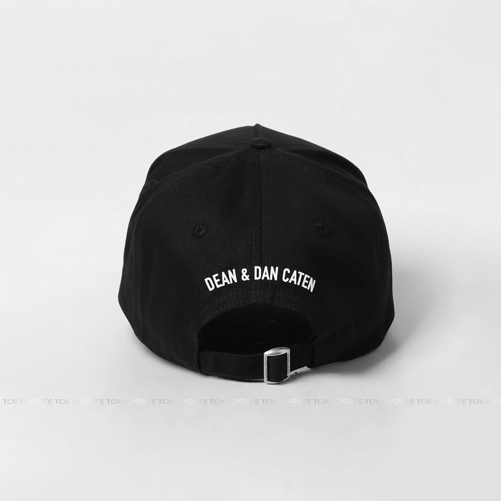 Mũ lưỡi trai Dsquared2 BCM0413 M063 Black Logo Ép Nhiệt - FreeSize