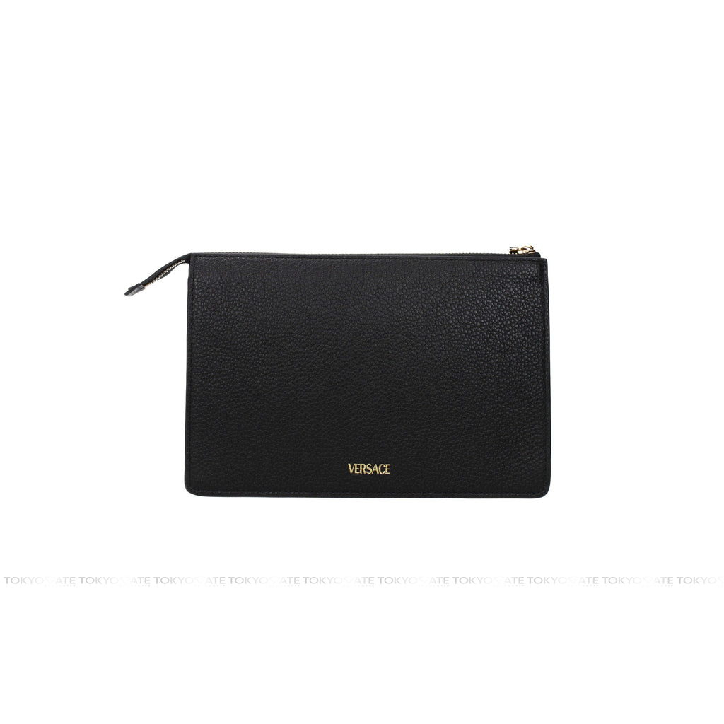 Clutch Versace 1013365 1A02187 Pouch Grainy Calf Black