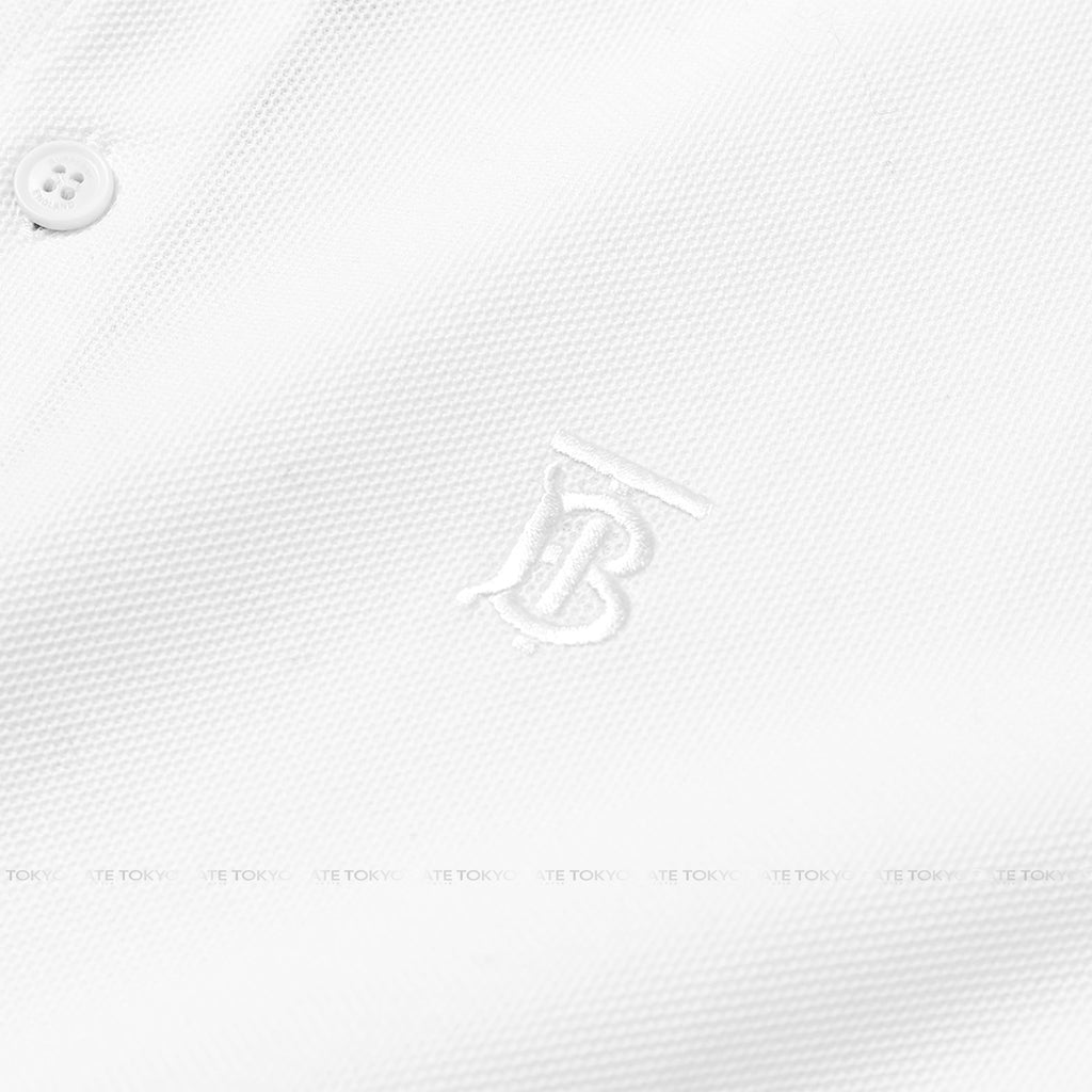 Áo polo Burberry 8014005 Eddie TB White Slim Fit