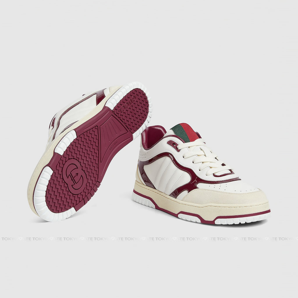 Giày Gucci 785728 AADKA 9570 Re-web Sneakers With Web Stripe White