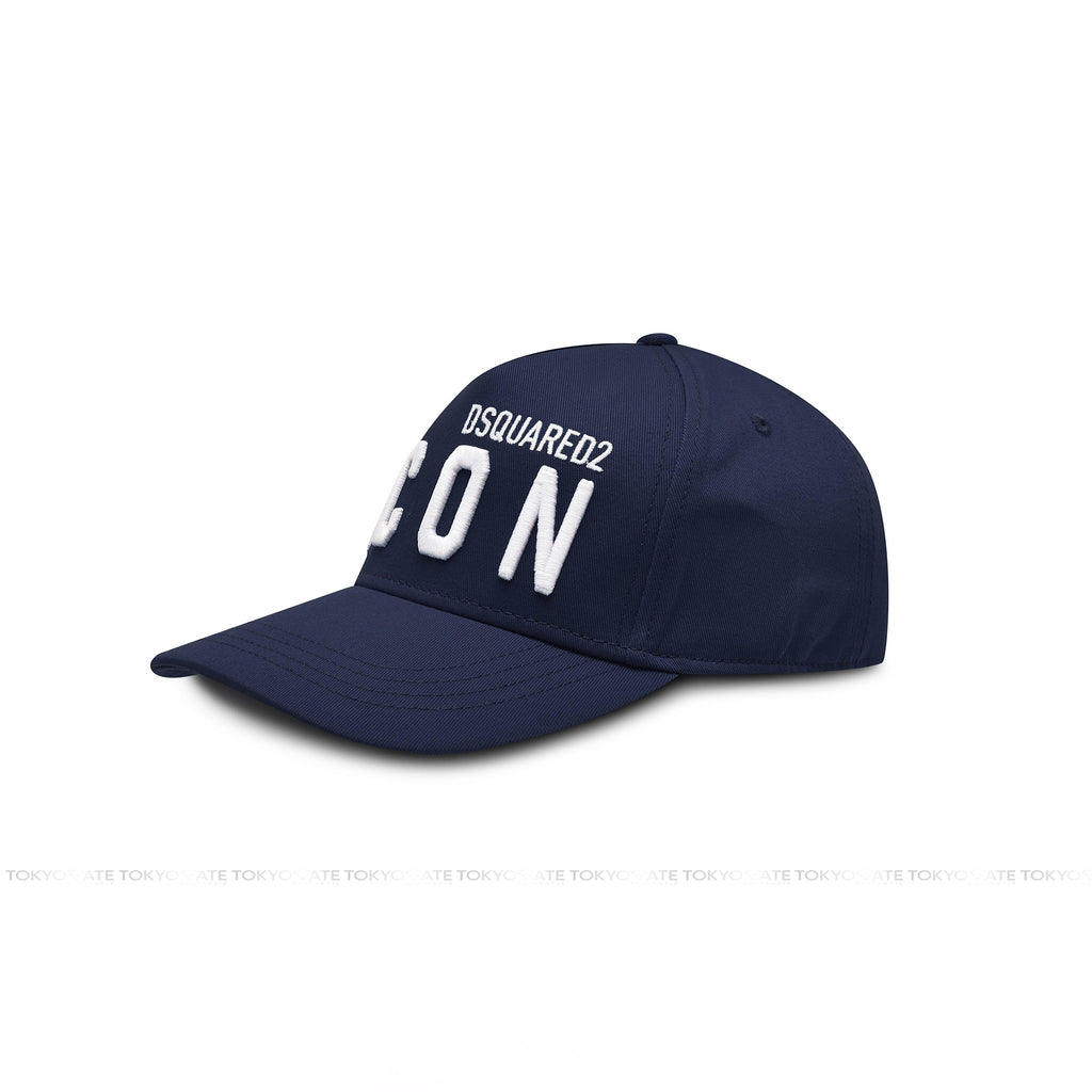 Mũ lưỡi trai Dsquared2 BCM4012 M190 Navy - FreeSize