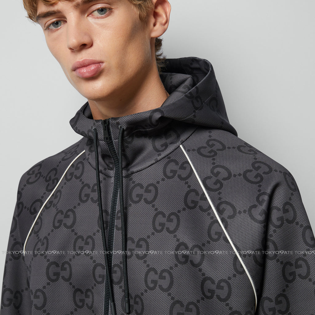 Áo khoác Gucci 771619 XJF52 1155 Jumbo GG Zip Jacket With Web