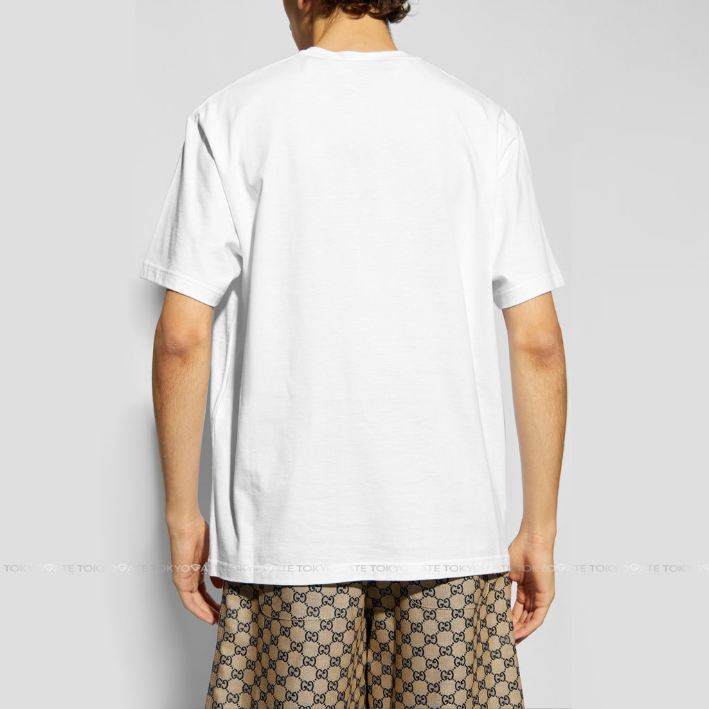 Áo phông Gucci 785345 XJGKJ 9541 Print Cotton Jersey White