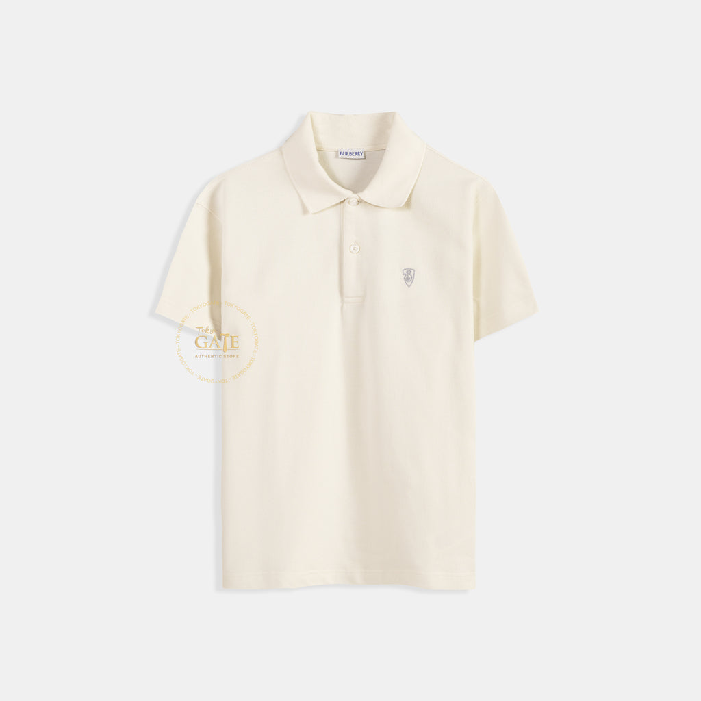 Áo polo Burberry SS W24 MW SIC Tundra Slim Fit