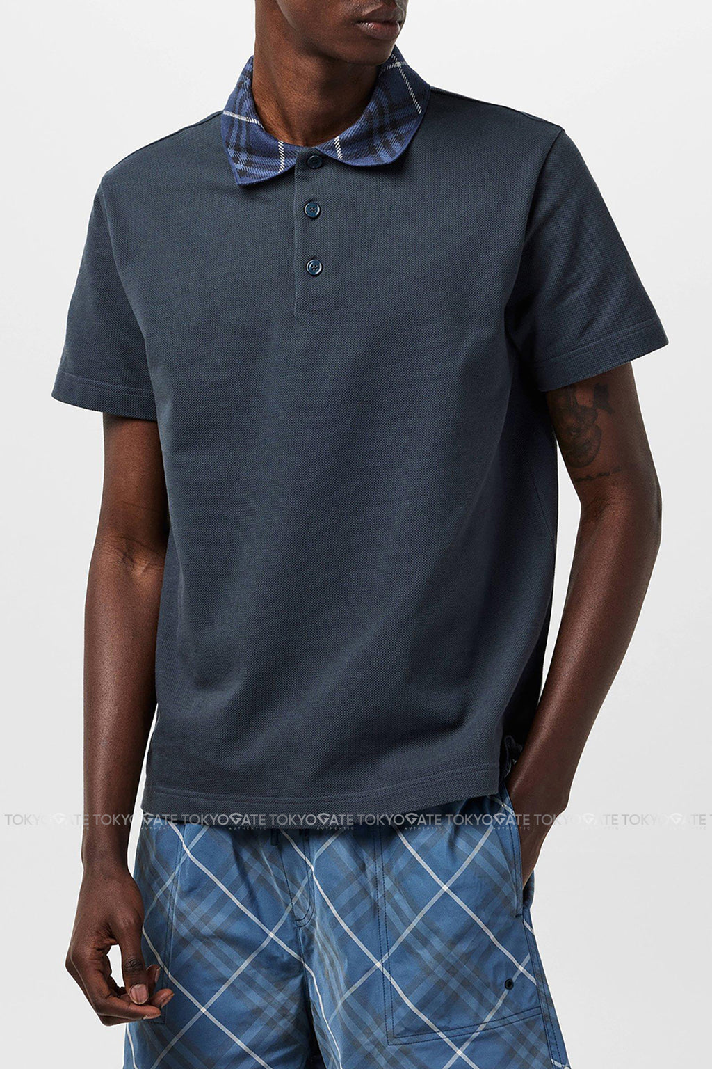 Áo polo Burberry SP25 MW FOR Magnet Slim Fit