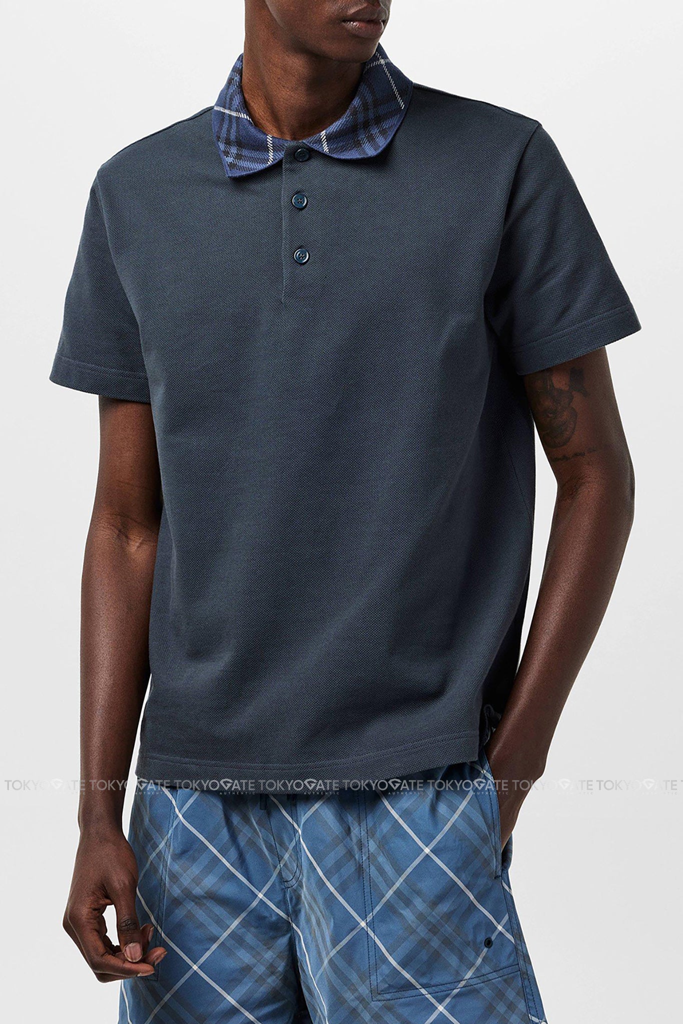 Áo polo Burberry SP25 MW FOR Magnet Slim Fit