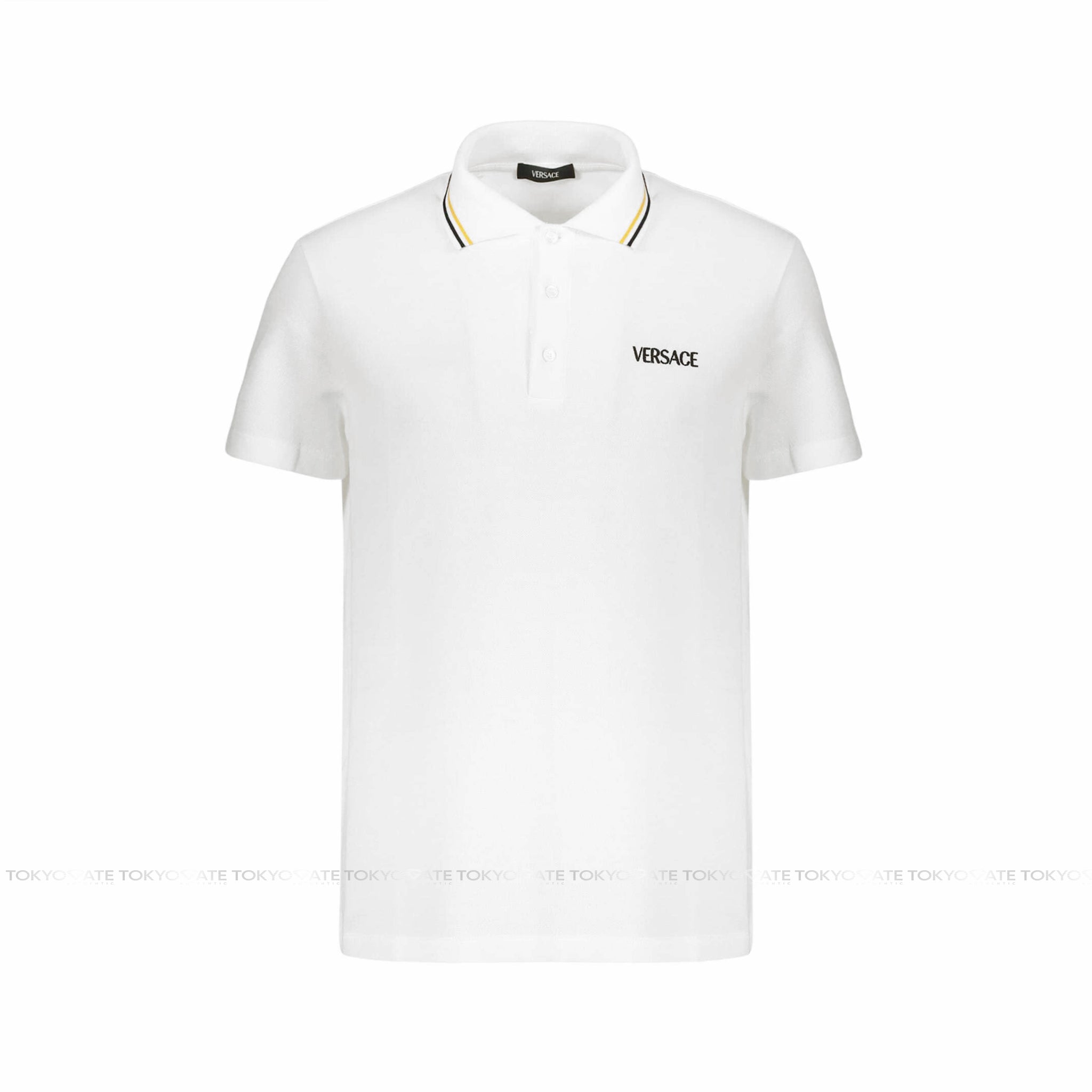 Áo polo Versace 1011851 1A14049 1W000 White Regular Fit - XS - Regular