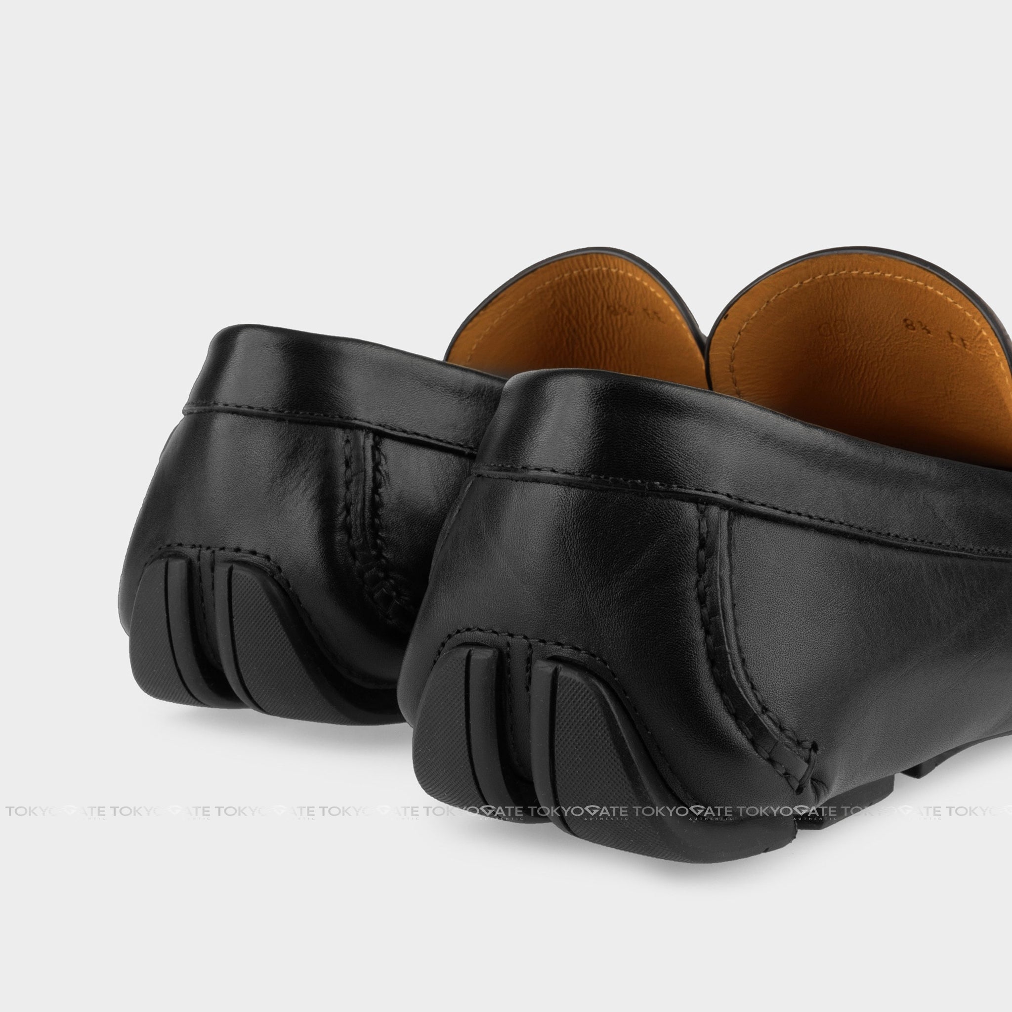 Giày Ferragamo 029928 Gacini Driver Loafer In Black