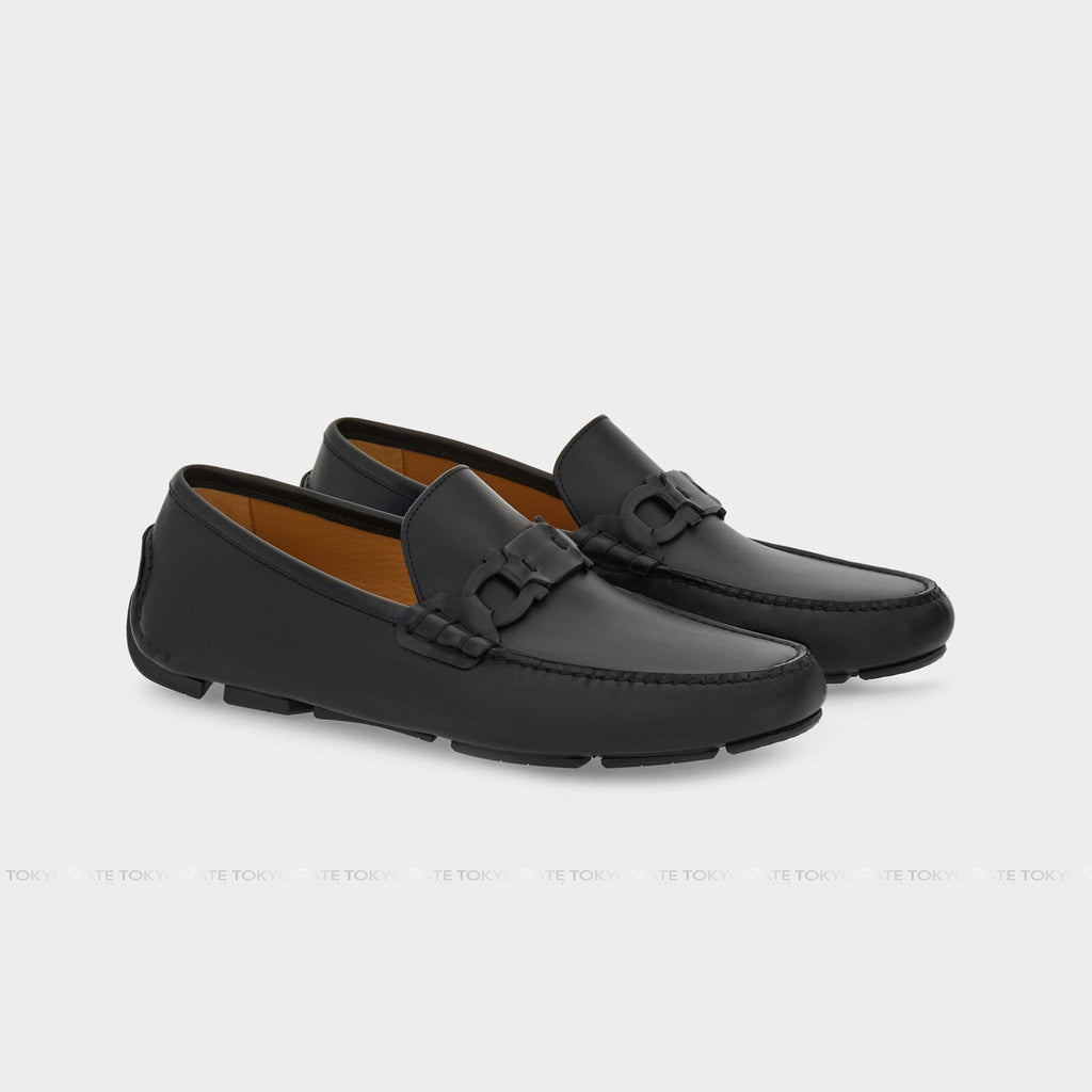 Giày Ferragamo 029928 Gacini Driver Loafer In Black