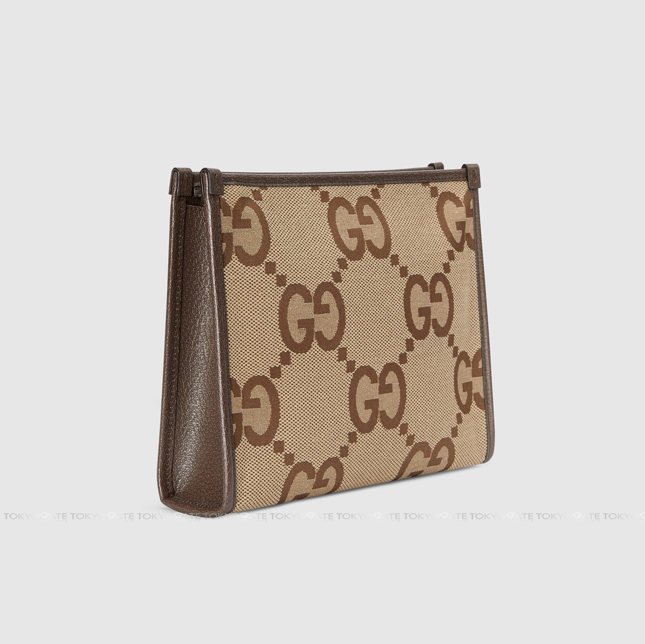 Clutch Gucci 699318 UKMBG 2572 Jumbo GG Pouch Camel