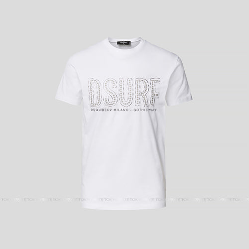 Áo phông Dsquared2 S74GD1084 100 White Regular Fit