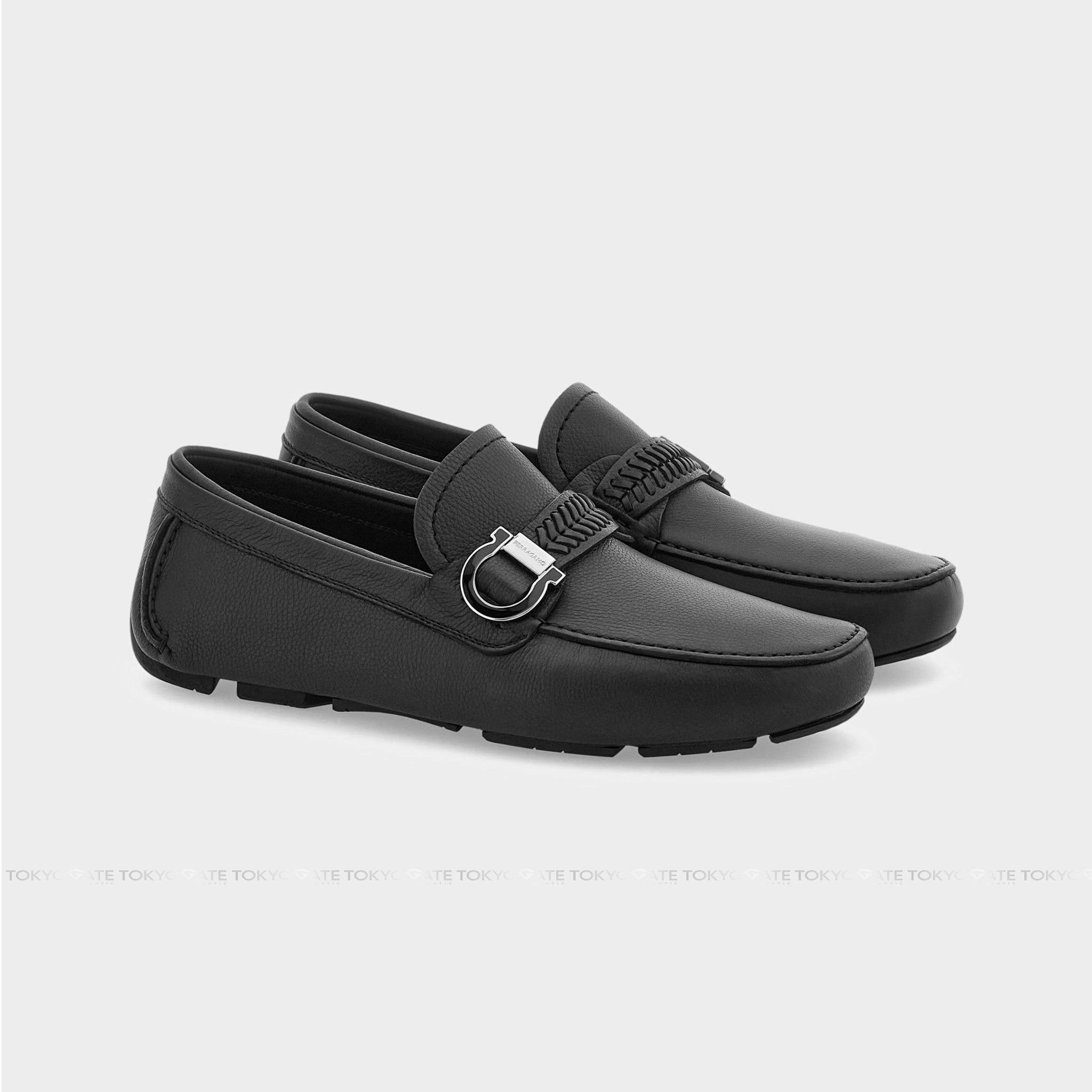 Giày Ferragamo Calispo 0774657 Black Leather