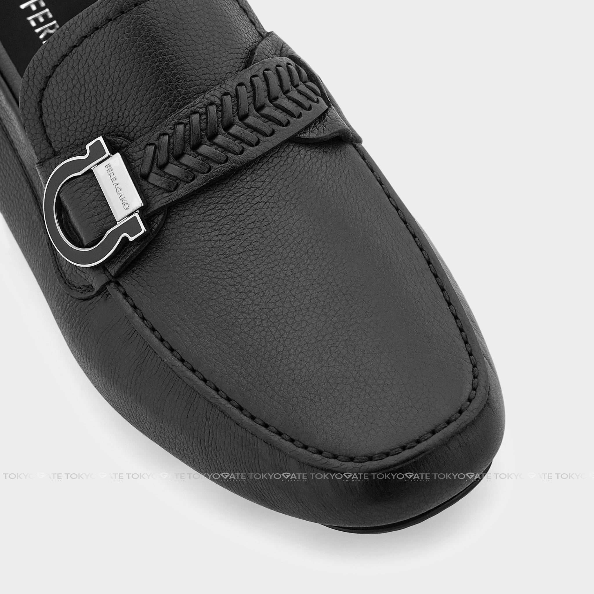 Giày Ferragamo Calispo 0774657 Black Leather