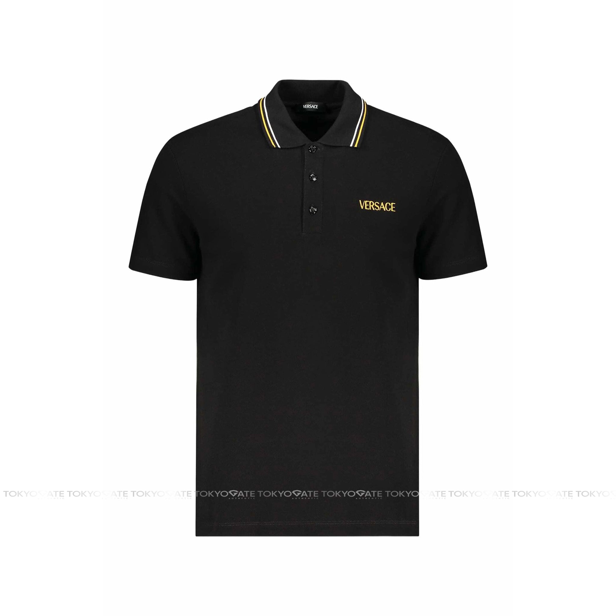Áo polo Versace 1011851 1A14049 1W000 Black Regular Fit