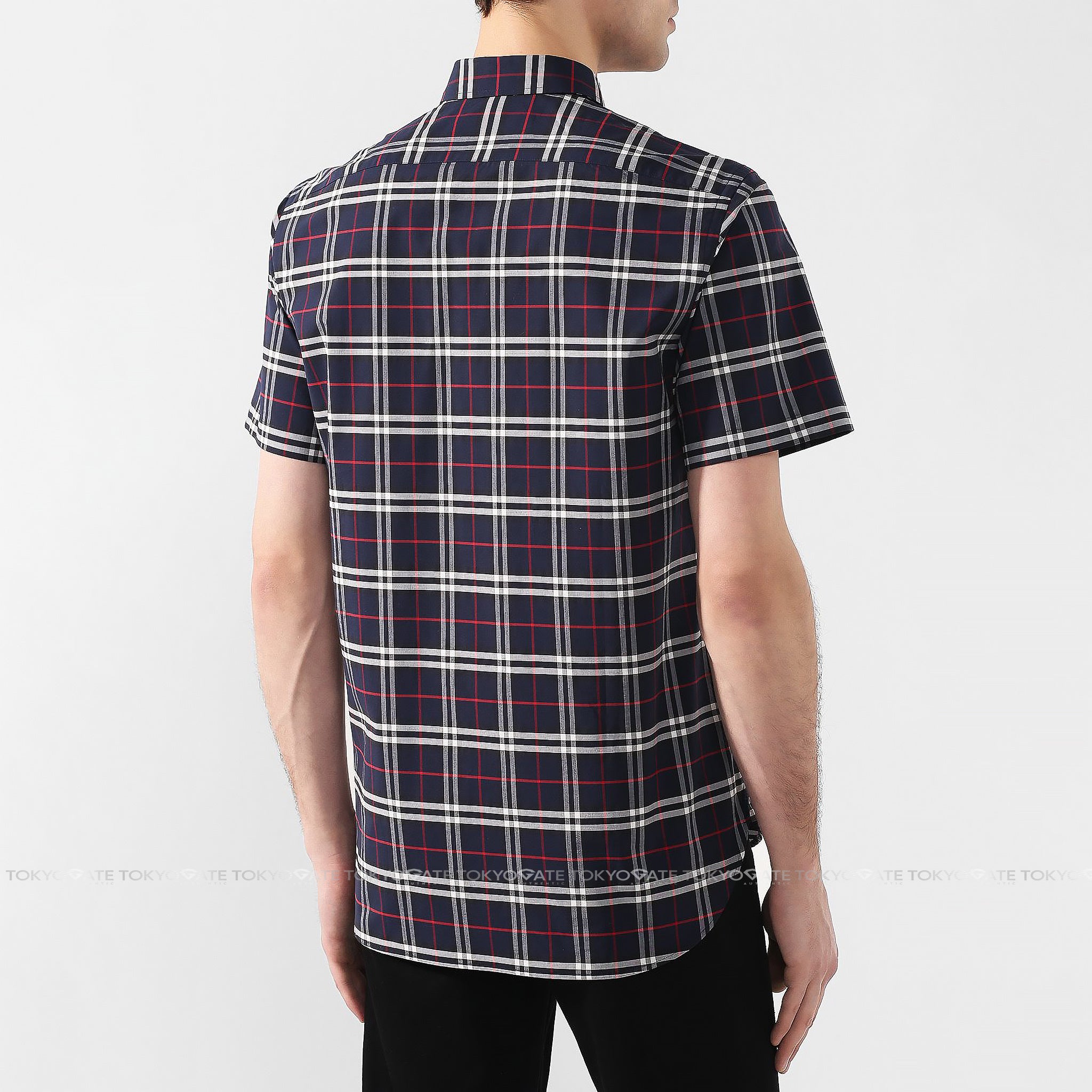 Áo sơ mi Burberry 8007182 George Navy Slim Fit