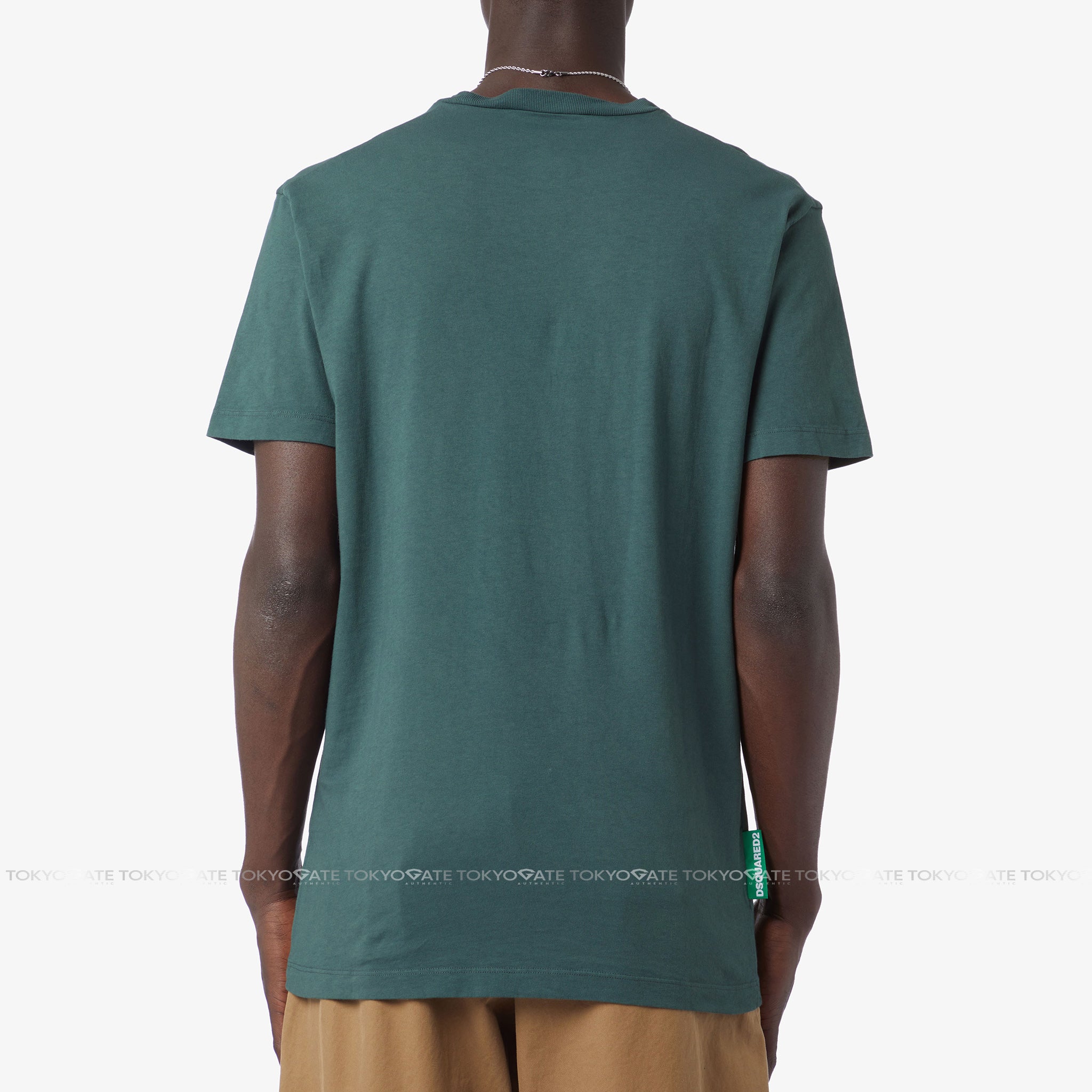 Áo phông Dsquared2 S78GD0064 800 Green Regular Fit