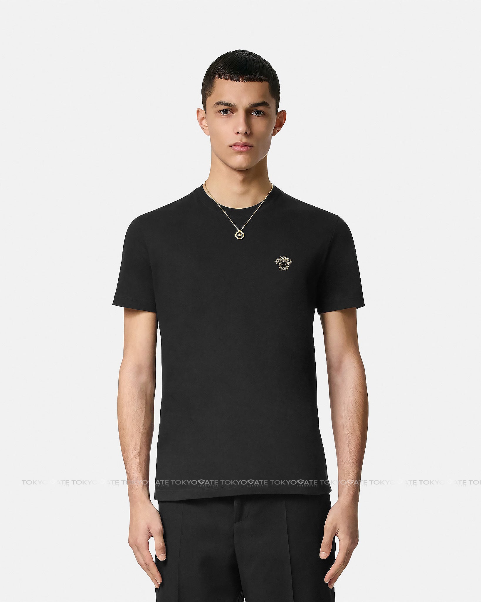 Áo phông Versace A89500S 1A14050 Black Regular Fit